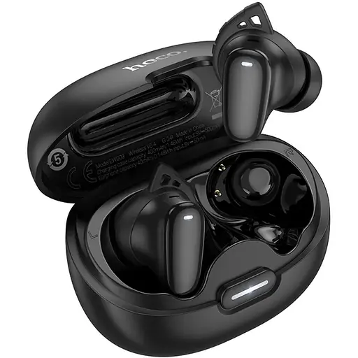 Бездротові TWS навушники Hoco EW203 вакуумні, BT5.4, 40mAh, 400mAh, 7h, black