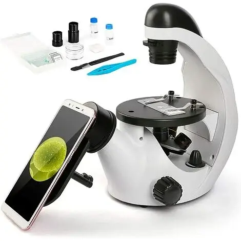 Микроскоп 40X-320X монокулярный, цветные фильтры - фото 2