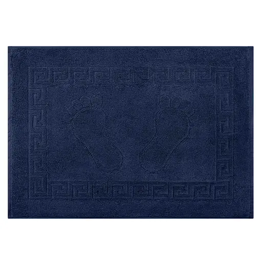 Килимок для ніг махровий Ardesto Home 50х70 см 100% бавовна темно-синій (ART2557NA)  - фото 3