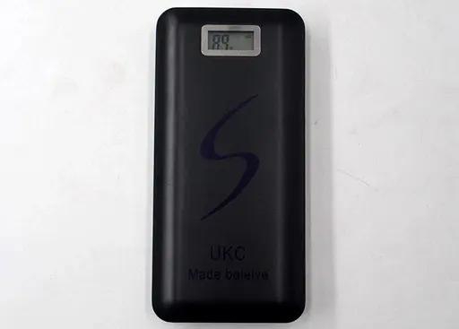 Портативное зарядное устройство для Power Bank UKC 30000 Lcd Павербанк USB черный - фото 3