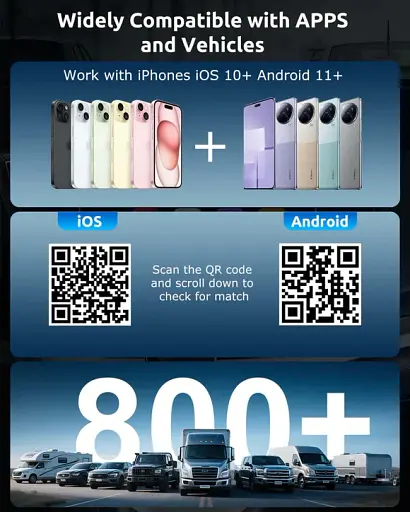 Беспроводной адаптер ESSGOO CarPlay для Apple CarPlay и Android Auto, совместимый с системами iOS 10+ и Android 11+ - фото 4