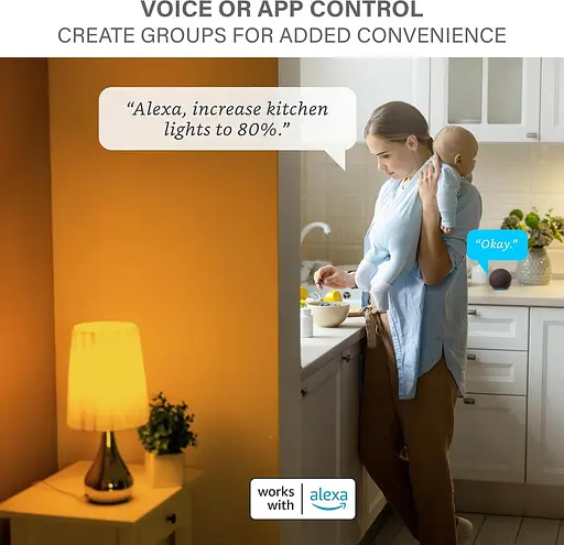 Світлодіодна інтелектуальна лампочка Sengled (B22), з підтримкою Matter, багатобарвна, працює з Alexa, еквівалент 60 Вт, 800 лм, м - фото 3