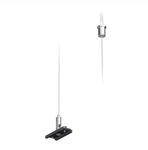 Тросовый подвес + крепление для накладного магнитного трека 1,5м KLOODI KDMG-TRN S-KIT 1.5M - фото 1