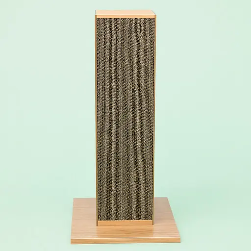 Дряпка-стовпчик Trixie для котів з іграшкою і котячою м'ятою картон/МДФ/джут світло-коричнева 30х30х62 см [CD] - фото 3