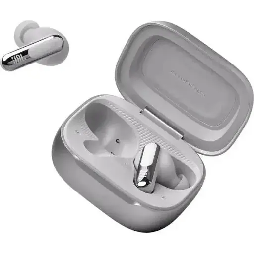 Наушники TWS JBL Live Beam 3 Silver (JBLLIVEBeam3SIL) - фото 3