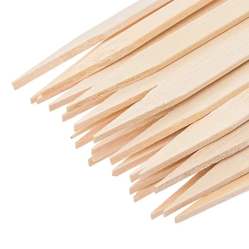 Шпажки бамбукові палички для шашлику канапе 40 см (довжина 400 мм) 25шт/уп., Kitchen Master Бежевий 86310 - фото 5