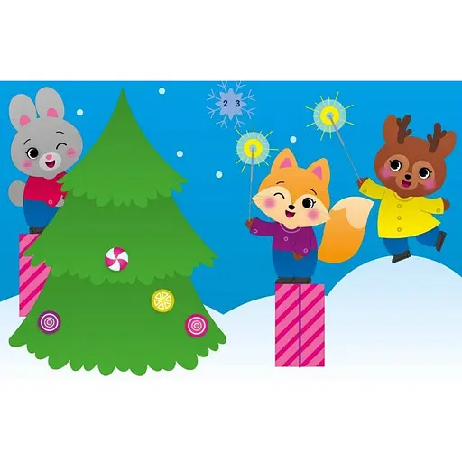 Набор для творчества "Аппликации наклейками Белченок" 1655002, 30 наклеек - фото 3