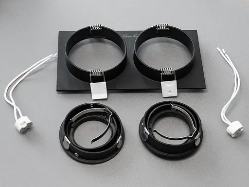 Точечный светильник для зала, серия Аluminium, черный - фото 3