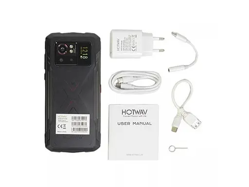 Протиударний захищений смартфон Hotwav Cyber X Pro 12/256Gb Black - фото 3