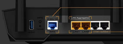 ASUS Маршрутизатор TUF-AX4200 4xGE LAN 2,5xGE WAN 1xUSB3.2 MU-MIMO OFDMA MESH gaming - фото 9