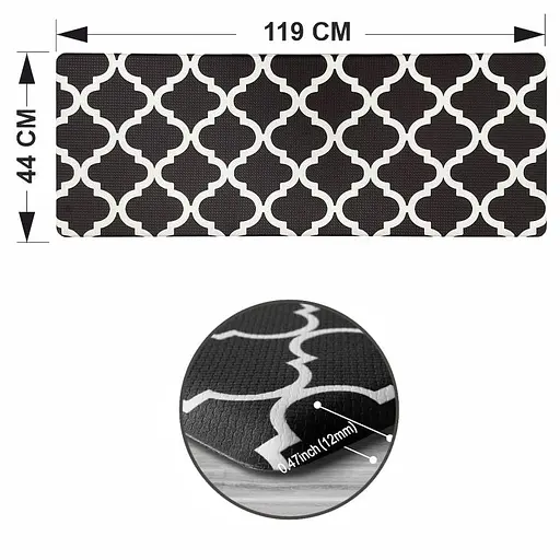 Коврики кухонные Lovely Svi с эффектом памяти - антискользящие - водонепроницаемые эргономичные, 44x119x 1 см - фото 2