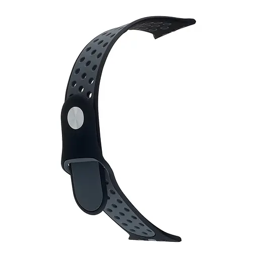 Ремешок Apple Watch Nike Sport 42/44/45/46/49 мм Черный/Серый - фото 2