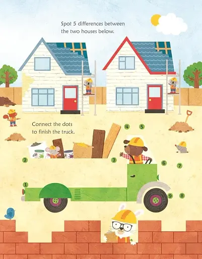 Building Site Activities. Wipe-Clean - фото 3