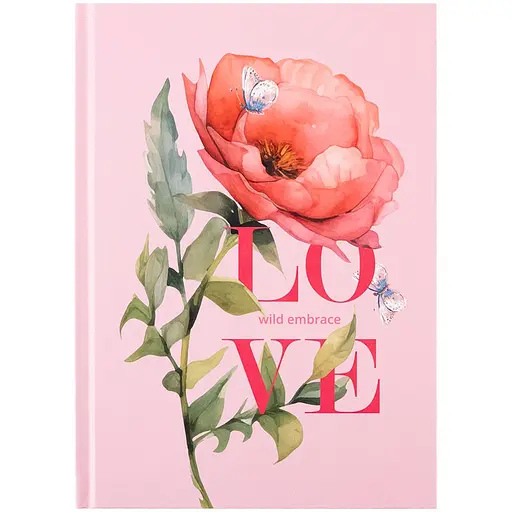Книга записная Axent Love А5 в клеточку 96 листов (8459-6-A)