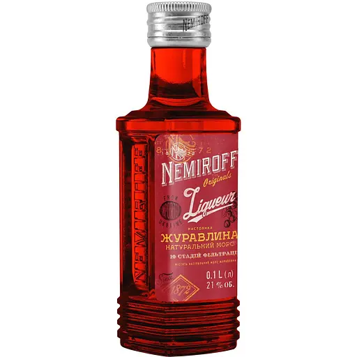 Настоянка Nemiroff Originals Журавлина 21% 0.1 л - фото 3