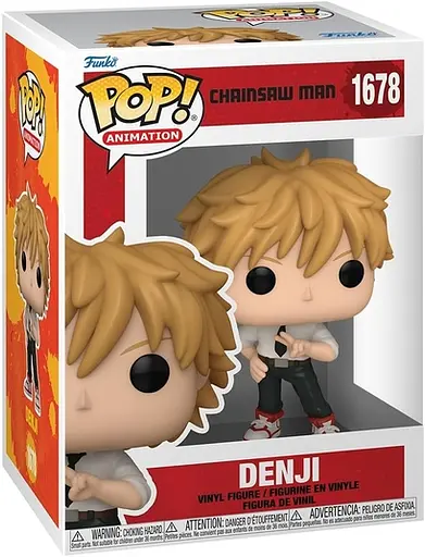 Коллекционная фигурка Funko Pop Человек бензопила Денджи Chainsaw Man Denji 10 см FP CM D 1678 - фото 3
