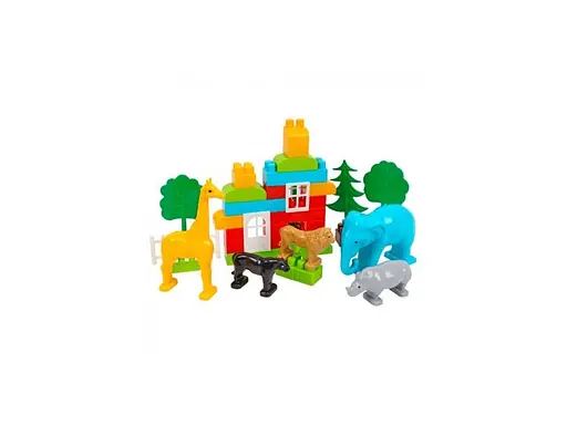 Конструктор Зоопарк, ТехноК (0334), 40 дет. - фото 1