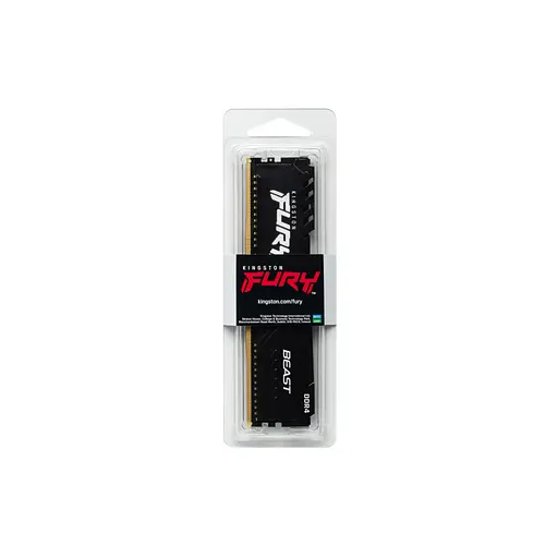 Модуль пам'яті для комп'ютера DDR4 8GB 2666 MHz Fury Beast Black Kingston Fury (ex.HyperX) (KF426C16BB/8) - фото 10