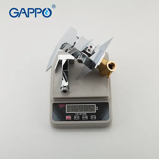 Змішувач для душу вбудованний гігієнічний (прихований монтаж) Gappo Jacob 1/8, Хром G7207-1 - фото 9