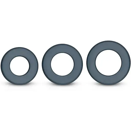 Набір ерекційних кілець BOners 3-Piece Hefty Cock Ring Set - фото 4