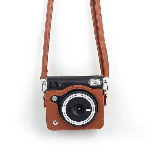 Чехол для фотоаппарата Fujifilm Instax Square SQ40 коричневый - фото 5