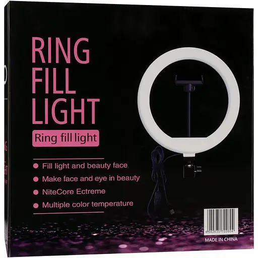 Кольцевая лампа для фото CXB-260 26 см - фото 5