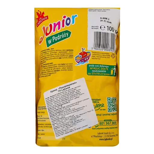 Крекер Lajkonik Junior Путешественник 100 г - фото 2
