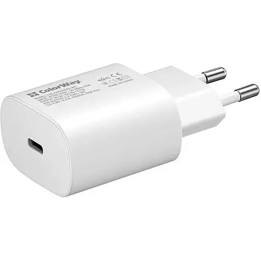 Зарядний пристрій ColorWay Power Delivery Port PPS White (CW-CHS033PD-WT) - фото 3