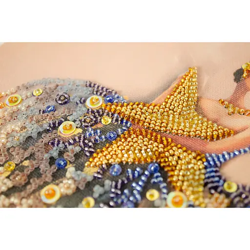 Набор-миди для вышивки бисером "Звездный вальс" AMB-097 20х20 см - фото 2