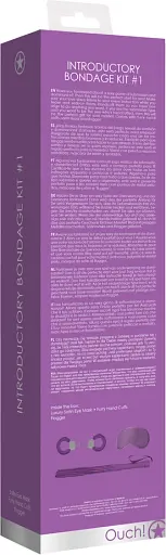 Набор для бондажа Ouch! Bondage Kit #1 (фиолетовый) - фото 4