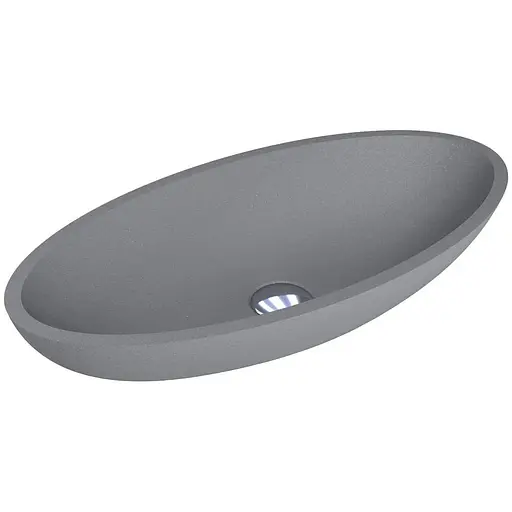 Умивальник Miraggio Nice mirastone gray 0000430, Сірий - фото 1