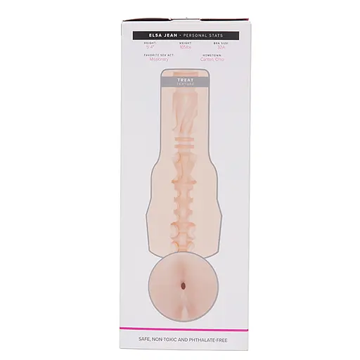 Реалістичний мастурбатор Fleshlight Elsa Jean Treat тілесний - фото 11