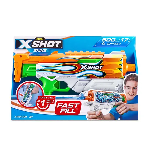 Водный бластер Zuru X-Shot Fast Fill Sins Hyperload Inferno (11854D) - фото 7