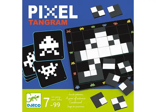 Настольная игра Djeco Пиксели (Pixel Tangaram) (DJ08443) - фото 2