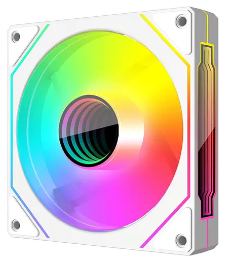 Вентилятор Coolmoon 120мм CM-5PRO-W-F Forward (CM-5PRO-W-F) White - фото 1