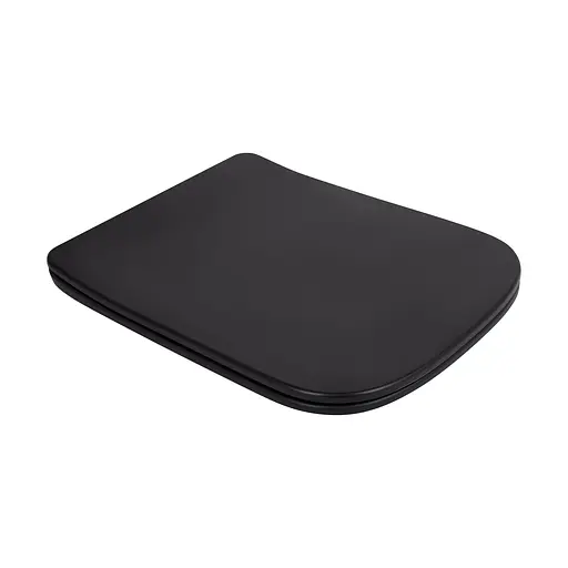 Унитаз подвесной Qtap Tern New Ultra Quiet с сиденьем с сиденьем Soft-Close Black matt QT17332303ASMB, Черный матовый - фото 6