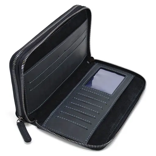 Чоловічий шкіряний клатч LIMARY 22х14х4 см sum0026216 - фото 6