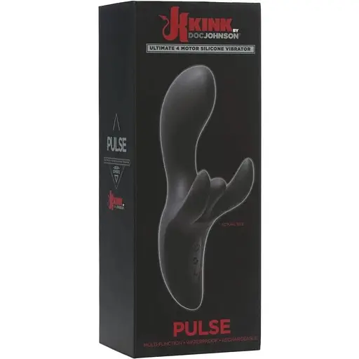 Вибратор-кролик Doc Johnson Kink - Pulse - Ultimate 4 Motor silicone Vibrator - фото 4