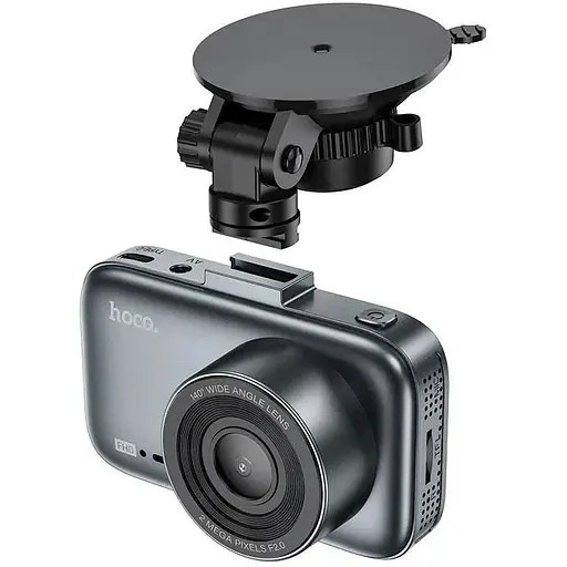 Видеорегистратор Hoco DV5 Driving recorder with 3-inch display Черный - фото 1