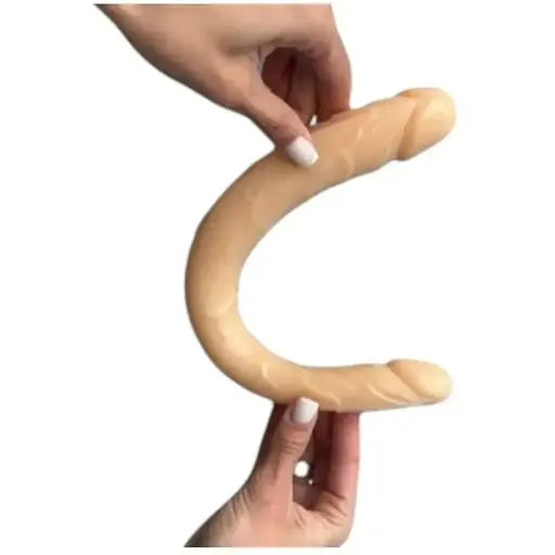 Двосторонній фалоімітатор Double Dong 31 см  - фото 2