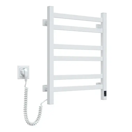 Рушникосушка NAVIN Авангард 480х600 Sensor лівобічна з таймером, біла - фото 2