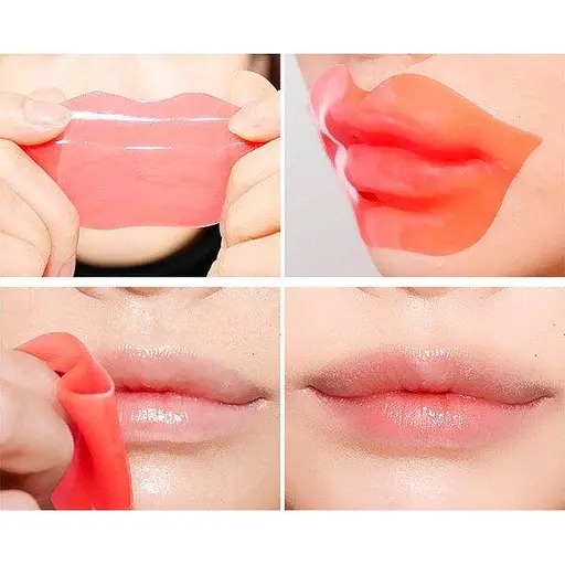 Зволожуюча маска-патч для губ Hymey's з екстрактом персика і колагеном Peach Moisturizing Lip Membrane 8 г - фото 2