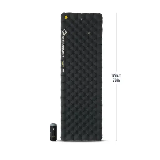 Надувной коврик Sea To Summit Ether Light XR Pro Insulated ASC Mat Large Rectangular Black (1033-STS ASL051142-320105) - фото 3