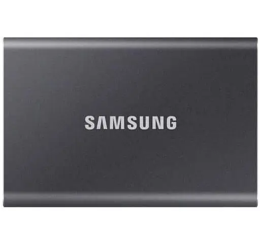 Накопичувач SSD Samsung SSD 2TB USB 3.2 Gen 2 T7 Titan Gray (MU-PC2T0T/WW) - фото 1