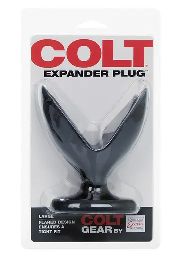 Анальна пробка CalExotics Colt Expander Plug L 13 см (чорний) - фото 2