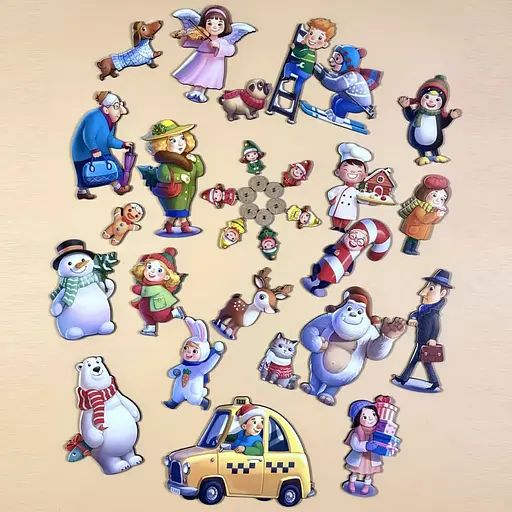 Дитяча настільна гра "Хто був на вулиці?" (ПСД294) PSD294 дерев'яна - фото 4