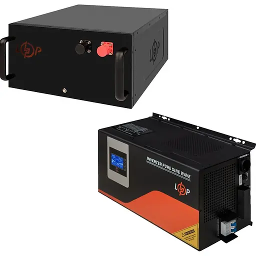 Джерело безперебійного живлення (ДБЖ) LogicPower W4500 + АКБ LiFePO4 7168Wh (40115) [149770]