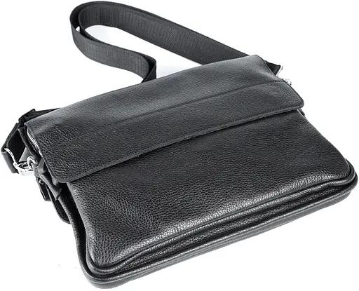 Чоловіча шкіряна сумка SHVIGEL 34х26х6 см sum0012624 - фото 10