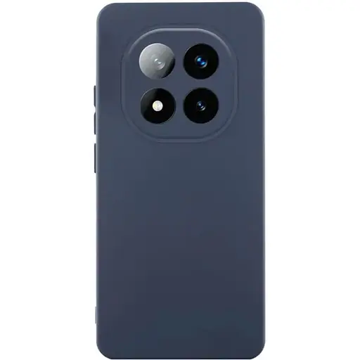 Чехол Lakshmi Silicone Cover Full Camera (AA) для Xiaomi Redmi Note 14 Pro 4G/5G Синий/Midnight Blue - фото 1