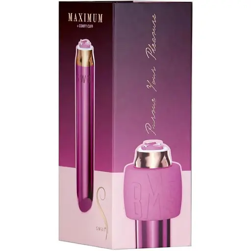 Вибропуля Swan Maximum + Comfy Cuff Pink - фото 9